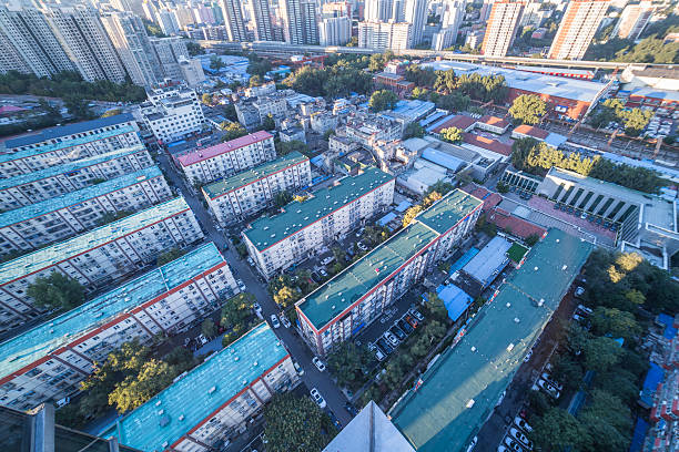 Sunrise in Beijing city