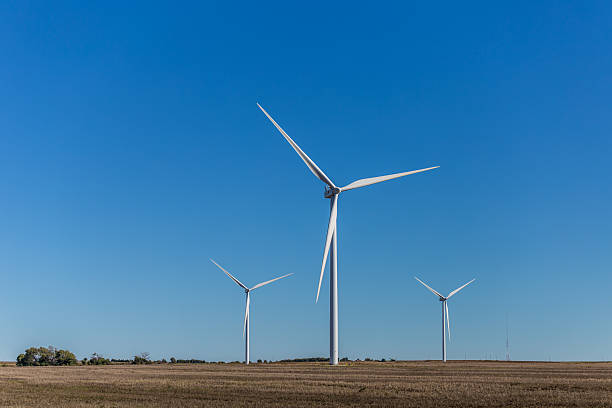 istock Wind turbines in a Kansas field. 614316684