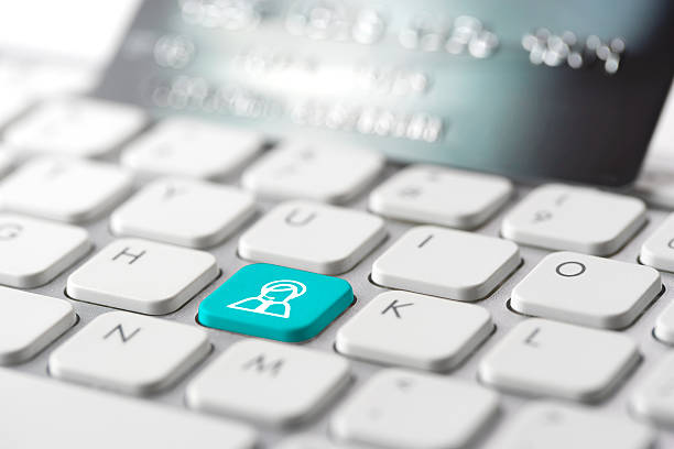 istock Credit card payment for online shopping 614318690