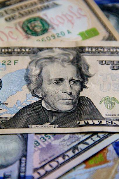 istock Andrew Jackson Twenty Dollar Portrait 614319436