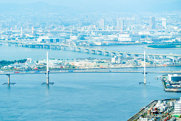 istock Scenery of Osaka port 614321438