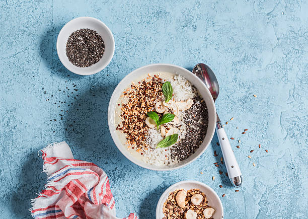istock Super food smoothie bowl. Healthy Breakfast 614325178
