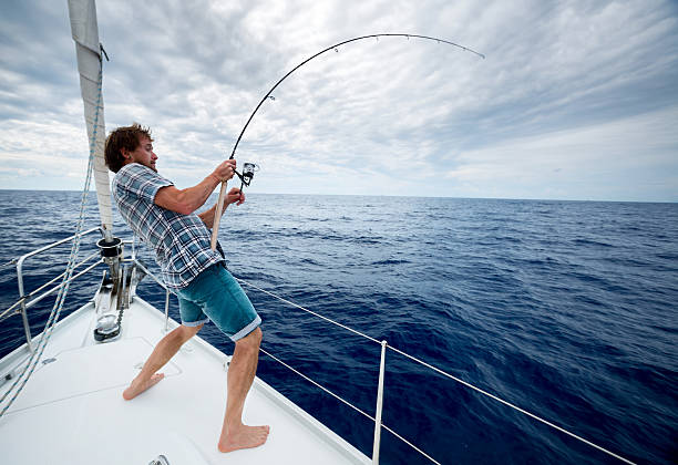 рыбак  - saltwater fishing стоковые фото и изображения