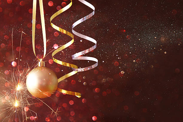 istock christmas festive tree ball decoration in front of black backgro 614329256