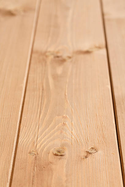 istock Weathered wood  texture background  Rustic pine wooden table 614329416