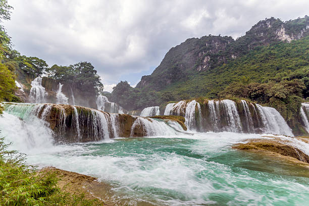 istock Bangioc waterfall in Caobang, Vietnam 614333170