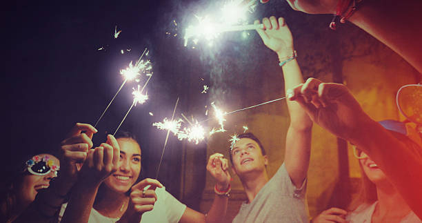istock Wild party in the street 614333588