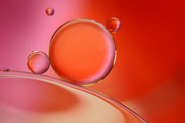 istock Oil and Water - red and pink (192) 614334036