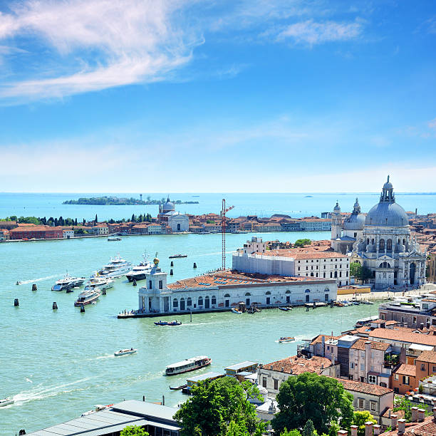 santa maria della salute, wenecja - madonna della salute zdjęcia i obrazy z banku zdjęć