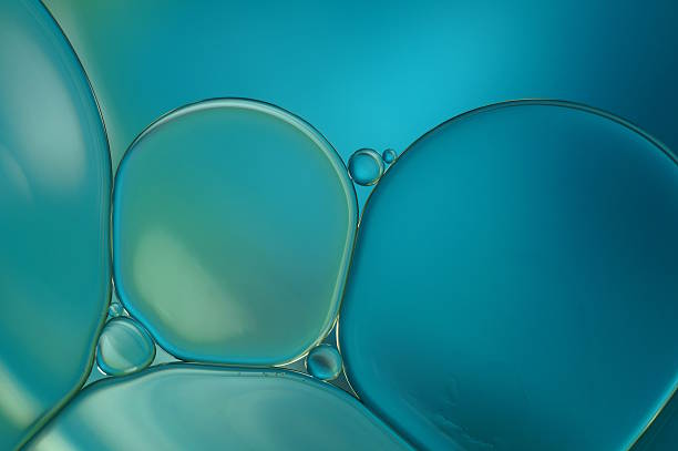 istock Oil and Water - blue and green (310) 614335122