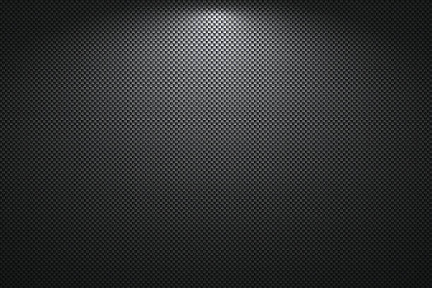 carbon fiber textur - hintergrund - backgrounds black background textured metal stock-grafiken, -clipart, -cartoons und -symbole