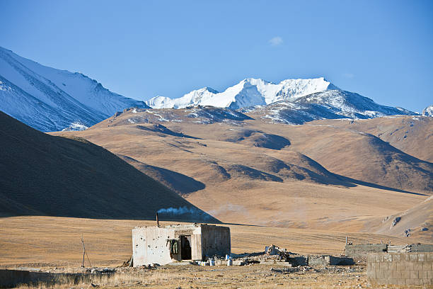 istock Shepherd's hut on the mountain pastures in the Tien Shan, 614341992