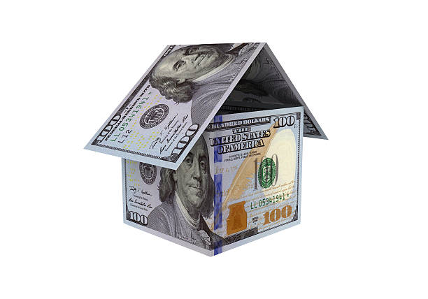 istock 3D dollar money property white background 614342226