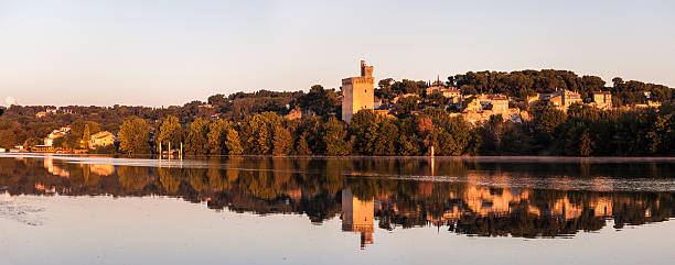 istock Architecture of Avignon along Rhone River 614342650