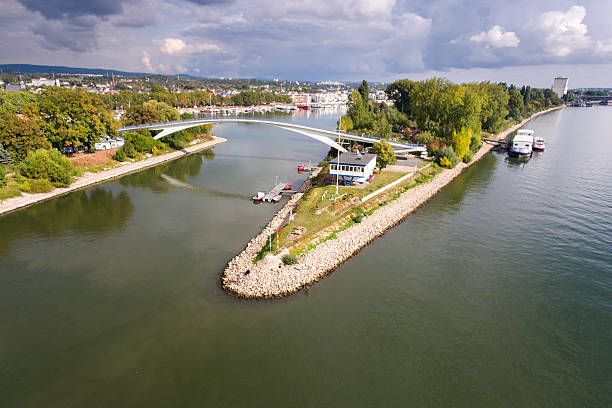 istock River Rhine Wiesbaden Schierstein harbor 614342808