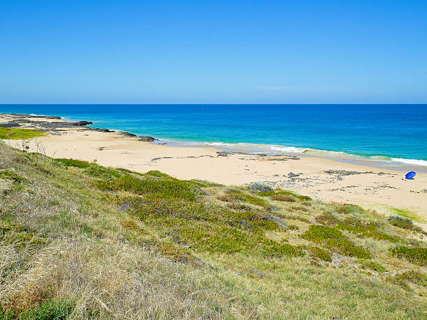 istock Beautiful view of clear water and blue sky 614346432