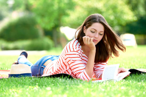 istock Young woman relaxing outdoor 614346924