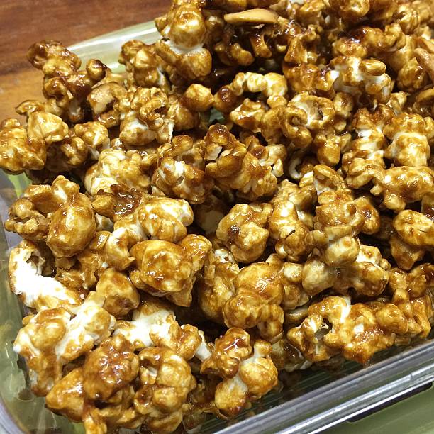 istock Hot caramel sweet popcorn homemade 614402312