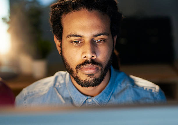 istock Focusing his efforts on getting the job done 614408750