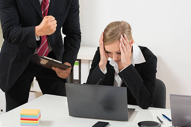 istock Boss Blaming An Employee For Bad Results 614410336