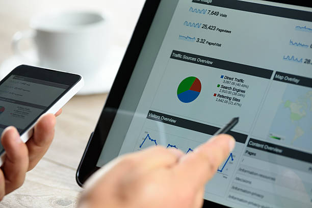 istock Modern digital marketing on the tablet 614414962