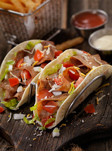 istock Donair with Fries 614415104