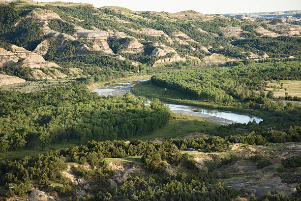 istock Theodore Roosevelt National Park - Oxbow Bend 614415952