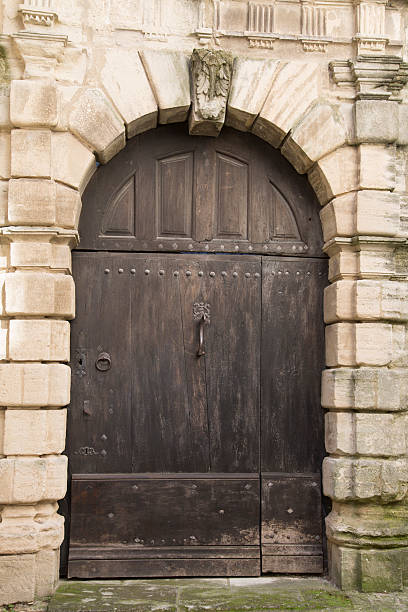 istock Old Wooden Door, Gordes 614418482