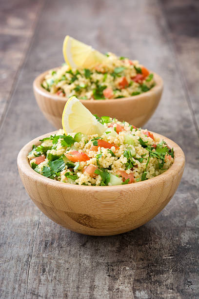 istock Tabbouleh salad with couscous 614419984