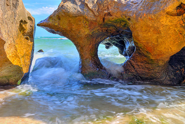 istock Landscape on rocky shore 614422386