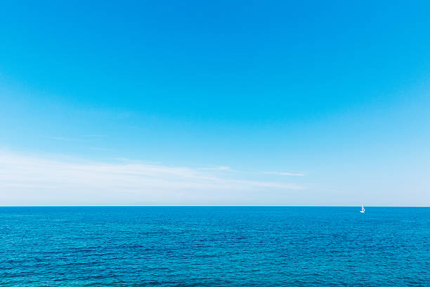 istock White sail  at the Sea 614422702