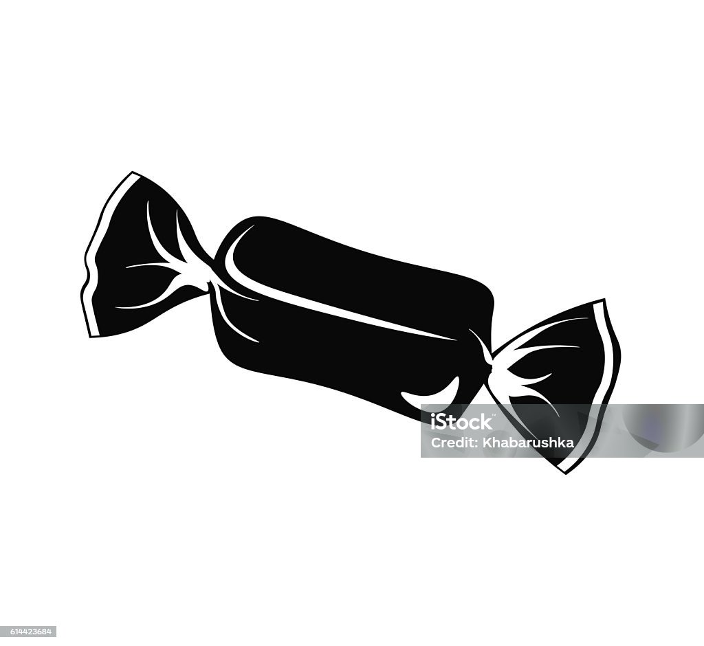 Candy Sign Vector Candy Sign Illustration Isolated Object Vector Stock Illustration ...