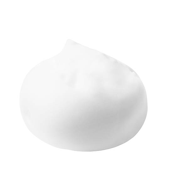 istock Cosmetic foam mousse isolated on white 614426830