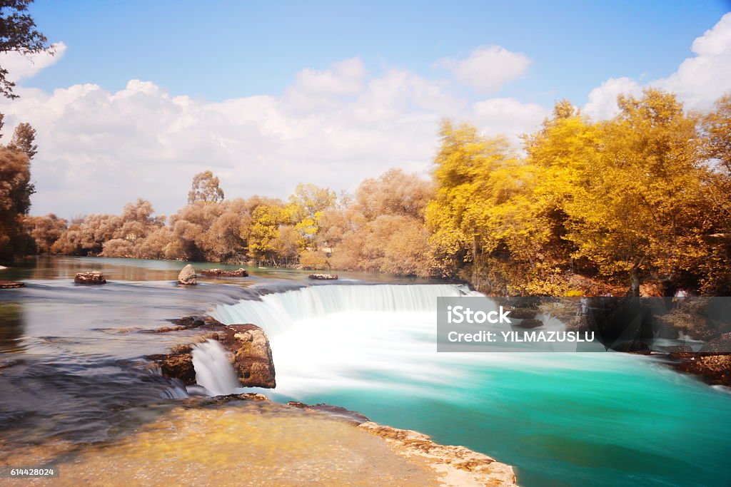 Manavgat Waterfall Manavgat Stock Photo