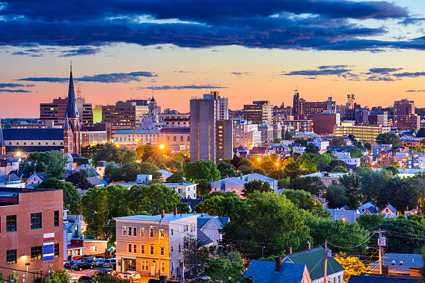 istock Portland, Maine Skyline 614437316