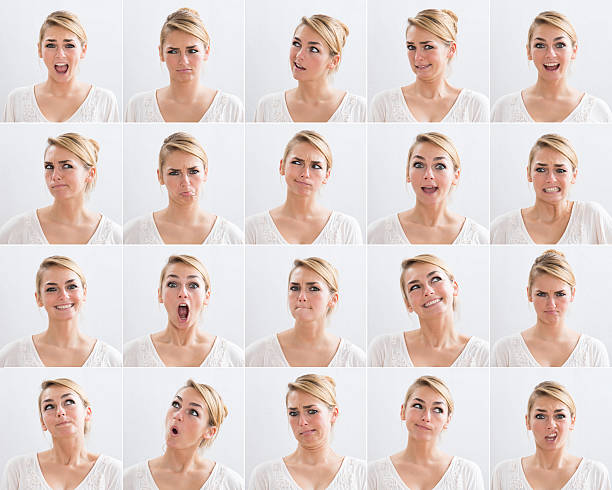 istock Collage Of Woman With Various Expressions 614442246