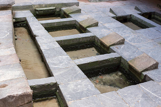 istock wash basins in Cefalu, Sicily, Italy 614444624