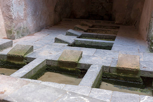 istock wash basins in Cefalu, Sicily, Italy 614445126