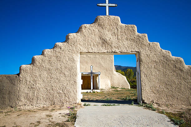 istock Las Trampas, NM: Church of San Jose de Gracia 614449598