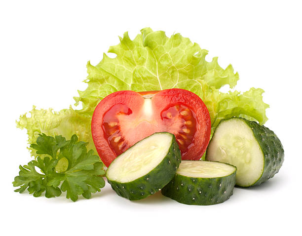 istock tomato, cucumber vegetable and lettuce salad 614450270