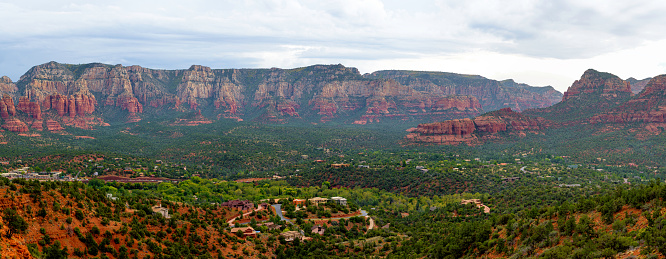 Panoramic view of Sedona  Arizona