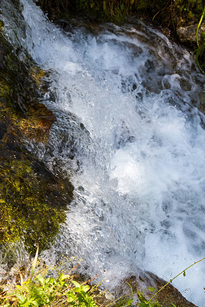 小川の滝 - water inside of motion abstract ストックフォトと画像