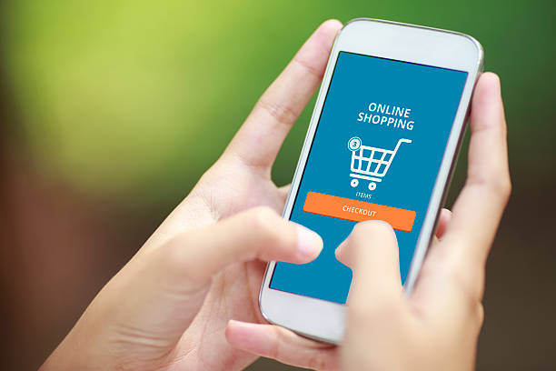 istock online Shopping on Smartphone 614494768