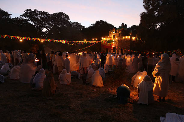 istock Timkat festival in Gondar, Ethiopia 614498140