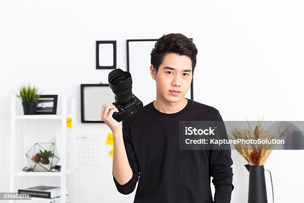 Young Asian Photographer Stock Photo - Download Image Now - Photographer, Asian and Indian Ethnicities, Men