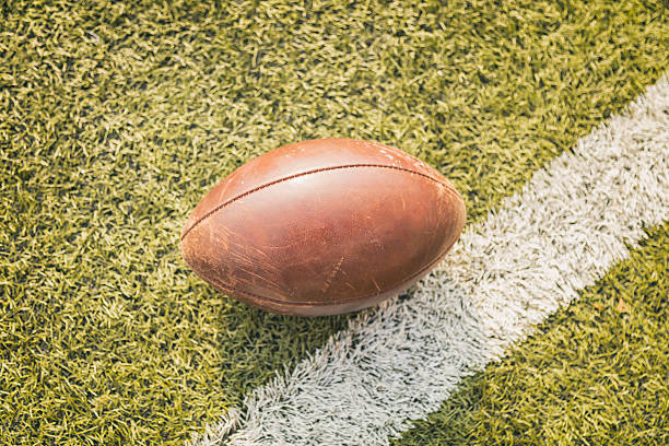 istock American football ball. 614505046
