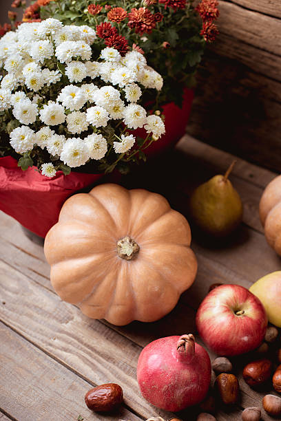 istock Autumn still life of fruit 614505478