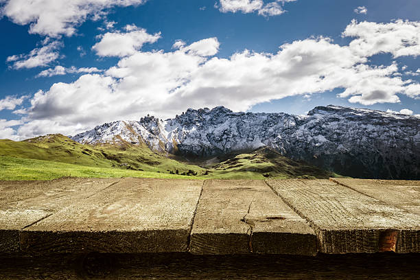 стол - доломиты - горы - sella pass стоковые фото и изображения