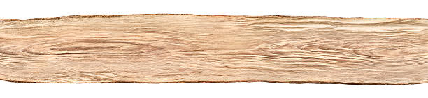 nice wooden board on white background - dakbalk stockfoto's en -beelden