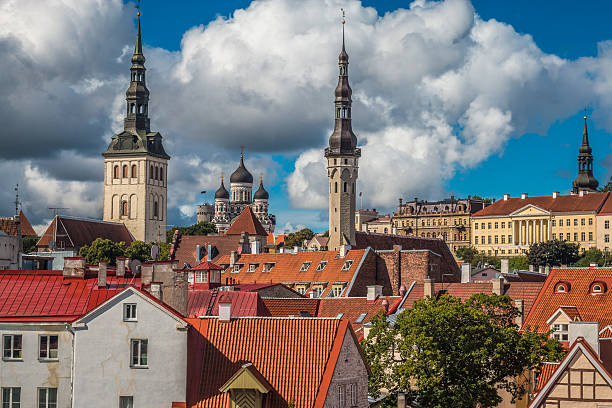 istock Spires and Domes in Tallinn Estonia 614507982